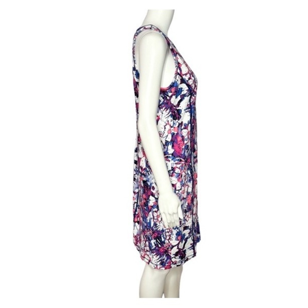 Title Nine Women's Racerback Athletic Dress M Abstract‎ Floral Print Sleeveless - Picture 3 of 6